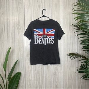The Beatles Black Graphic Tee